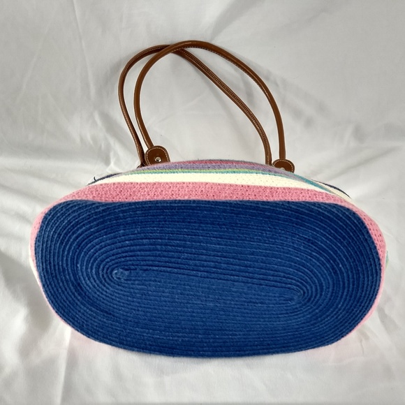 COLORFUL COTTON / PAPER TOTE HANDBAG - Picture 5 of 8